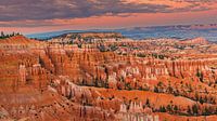 Zonsondergang Bryce Canyon Nationaal Park, Utah van Henk Meijer Photography thumbnail
