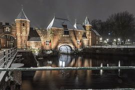 The Amersfoort Coupling Gate in the snow by Karin Riethoven