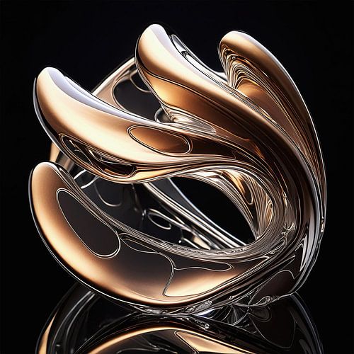 Glass mould with pattern