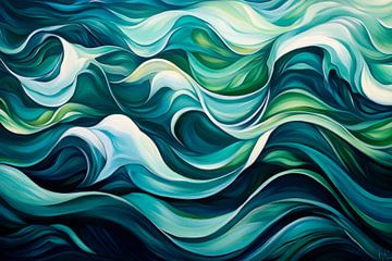 Wave pattern by Poster Art Shop