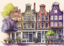 Canalside properties by Thea Mekkelholt