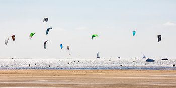 Kitesurfen in der Bucht von Arcachon - Frankreich