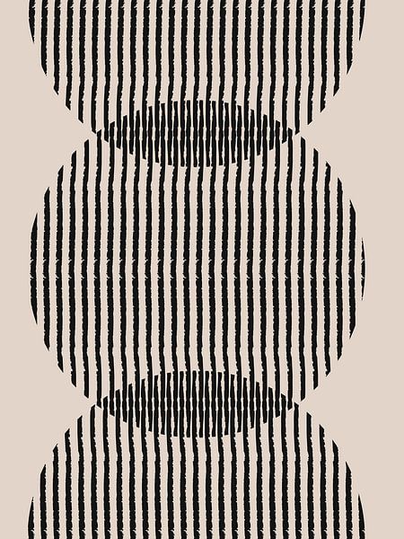 Circles in abstract lines No.1 by Kjubik