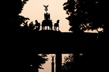 Berlijn - Brandenburger Tor en Overwinningszuil van t.ART