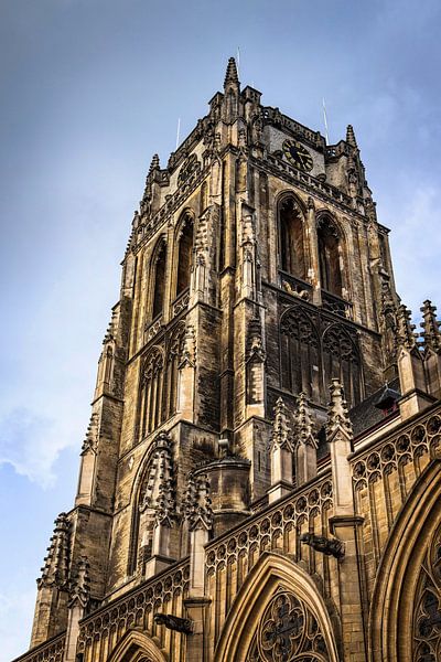 Tower of the Basilica in Tongres by Rob Boon