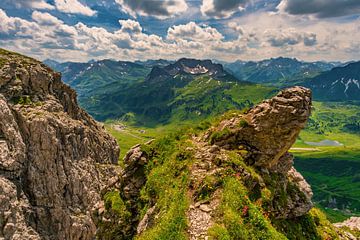 Mountain panorama on the Widderstein by MindScape Photography