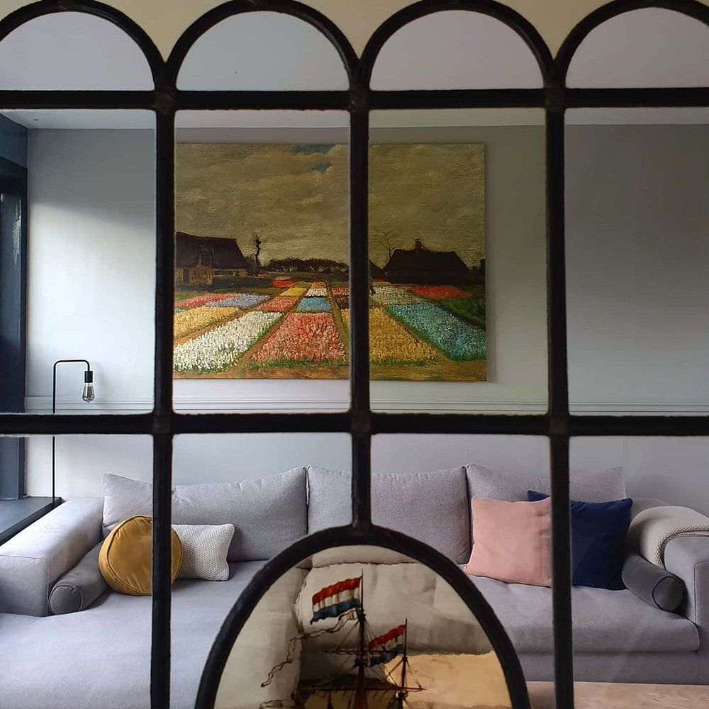 Blumenfelder in Holland, Vincent van Gogh 