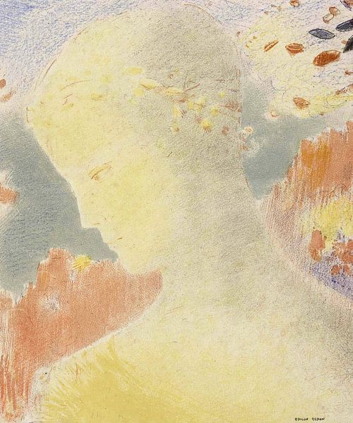Odilon Redon-Beatrice. by finemasterpiece