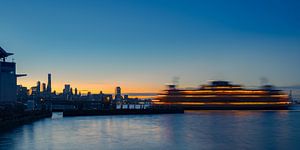 Approche du terminal de Staten Island Ferry, New York City sur Robert Ruidl