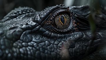Krokodil oog van TheXclusive Art