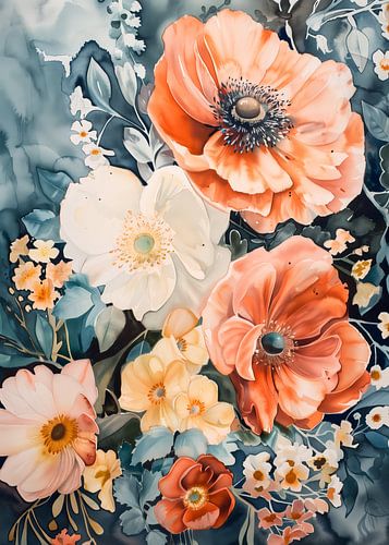 Watercolor Floral No. 5