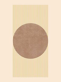 Mond Beige von Mad Dog Art