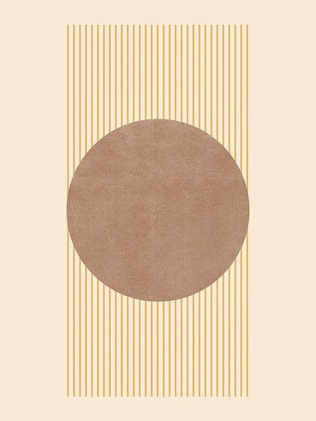 Moon beige by Mad Dog Art