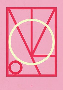Circleo Pink van Raymond Wijngaard