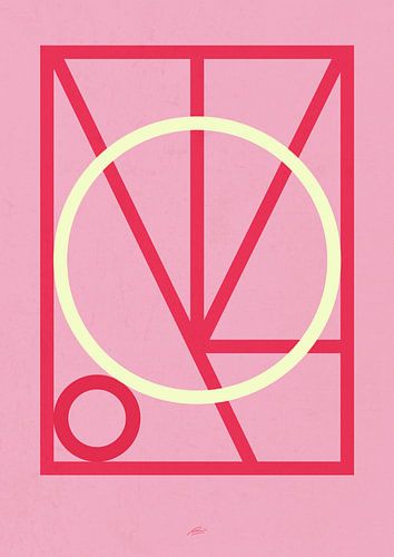 Circleo Pink van Raymond Wijngaard