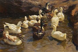 On the way to the coast, ALEXANDER KOESTER, 1900 by Atelier Liesjes