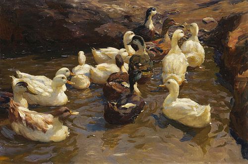 En route vers la côte, ALEXANDER KOESTER, 1900