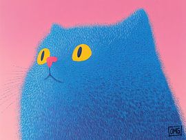 Whiskers in Wonderland by OMG Art