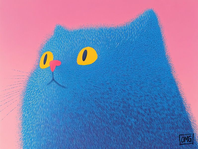 Schnurrhaare im Wunderland von OMG Art