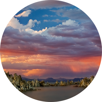 Zonsondergang bij Mono Lake van Henk Meijer Photography