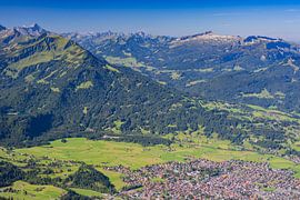 Oberstdorf and Hoher Ifen by Walter G. Allgöwer