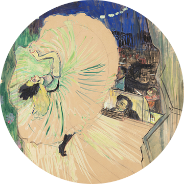 Het wiel, Henri de Toulouse-Lautrec