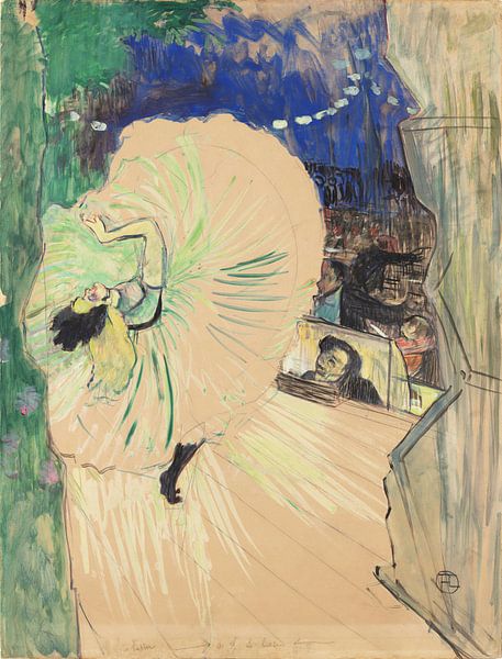 Het wiel, Henri de Toulouse-Lautrec van Meesterlijcke Meesters