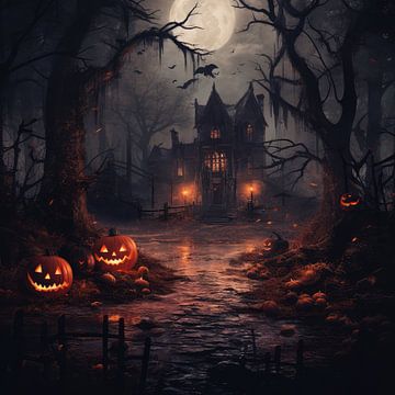 Griezel horror halloween beeld van Art Bizarre