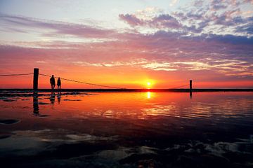 sunset beach Domburg