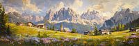 Alpenwiese in voller Pracht
