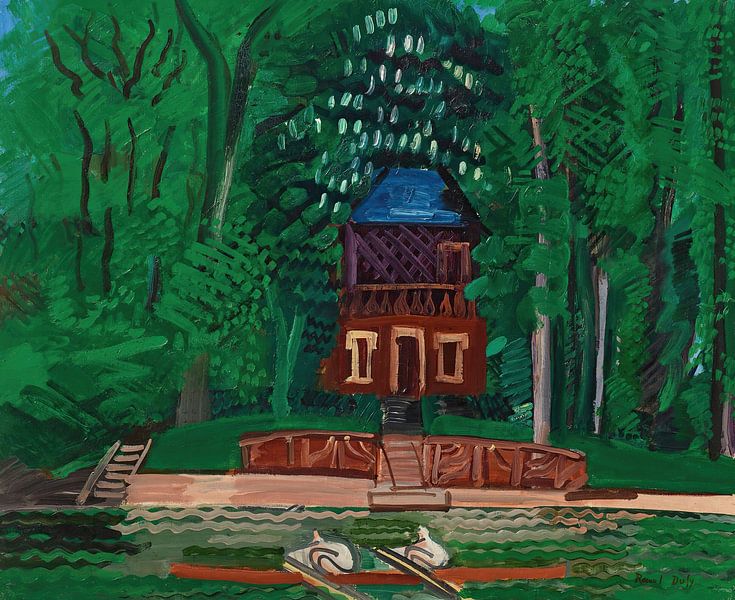 Raoul Dufy - The boaters on the Marne (circa 1922-1925) by Peter Balan
