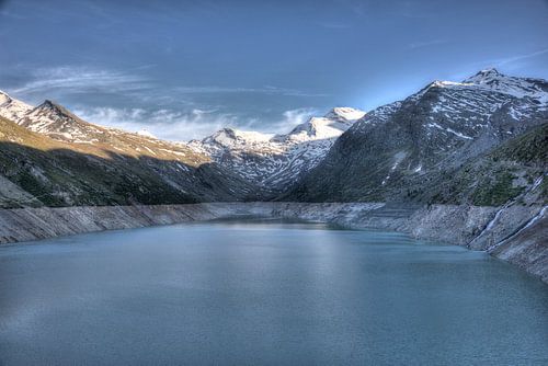 Lac de Mattmark un lieu où le silence habite sur Dieter Fischer