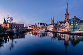 L'heure bleue à Lübeck sur Achim Thomae Photography