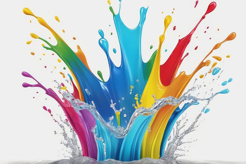 éclaboussures d'eau par hisam colours