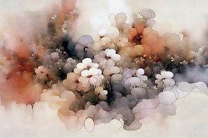 Blumen Wolken - Moderner Natur Expressionist