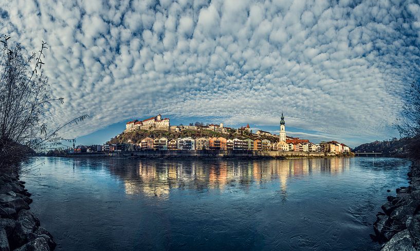 Burghausen op de Salzach van altmodern