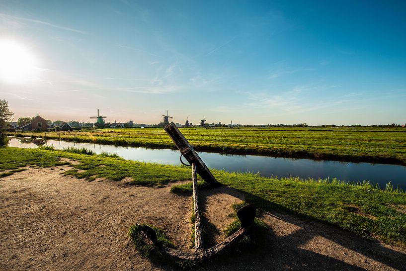 Zaanse Schans Windmühlenansicht von Brian Morgan