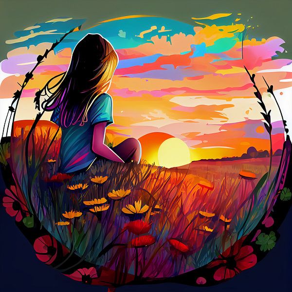 She is a wildflower by Liv ter Riet