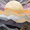 Tanz des Lichts: Sonnenaufgang in vielschichtiger Harmonie von Digital Art Waves