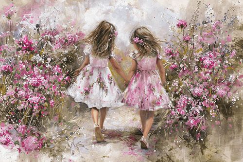 Sisters in Flower World