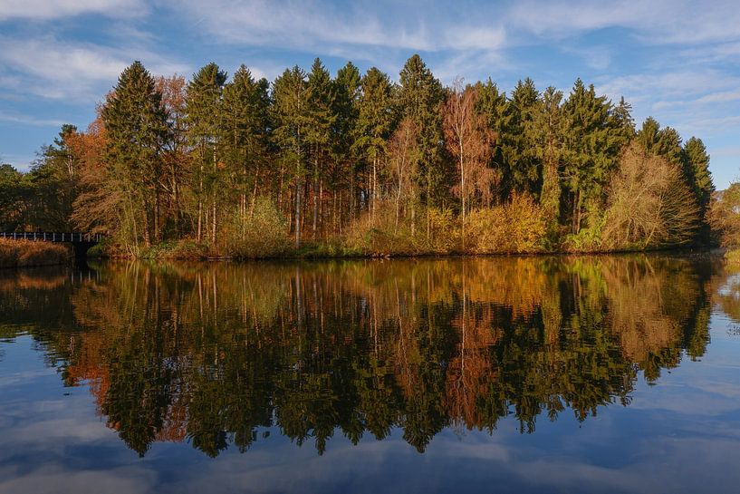 Reflection in the water by Sijmen van Hooff