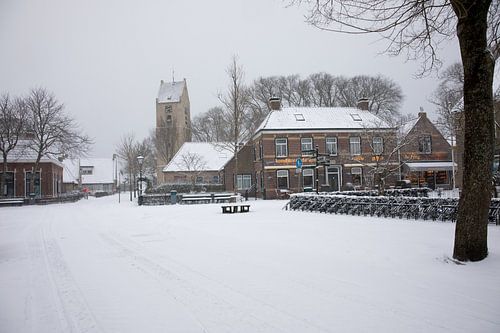 Nes in de sneeuw