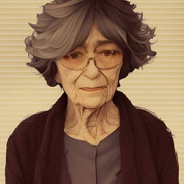 Grandmother H by Harmanna Digital Art