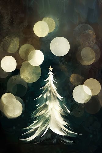 Bokeh arbre de Noël