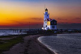 Le phare de Marken, le cheval.