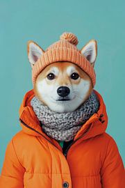 Shiba Inu by Poster Art Shop