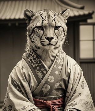Cheetah Samurai, gracieuze samensmelting van snelheid en traditie van Fukuro Creative