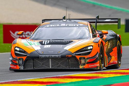 La McLaren 720S GT3 sur le circuit de Spa-Francorchamps