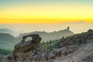 Blick vom Pico de las Nieves auf Gran Canaria