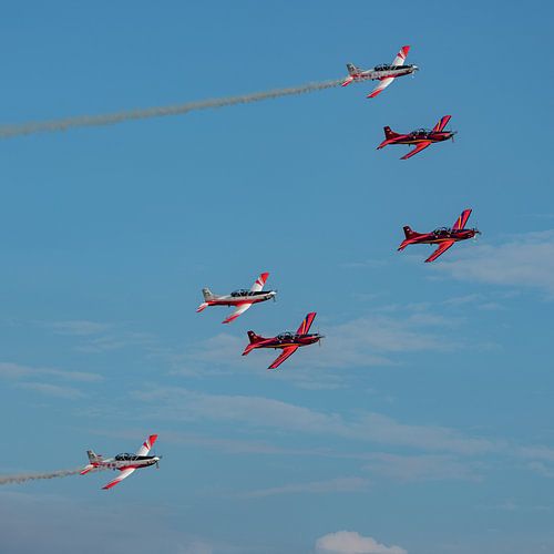 Formation Pilatus PC-7 Mk.II de l'armée de l'air malaisienne.